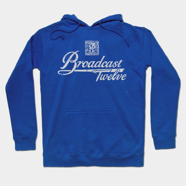 Broadcast Twelve Records Hoodie by MindsparkCreative